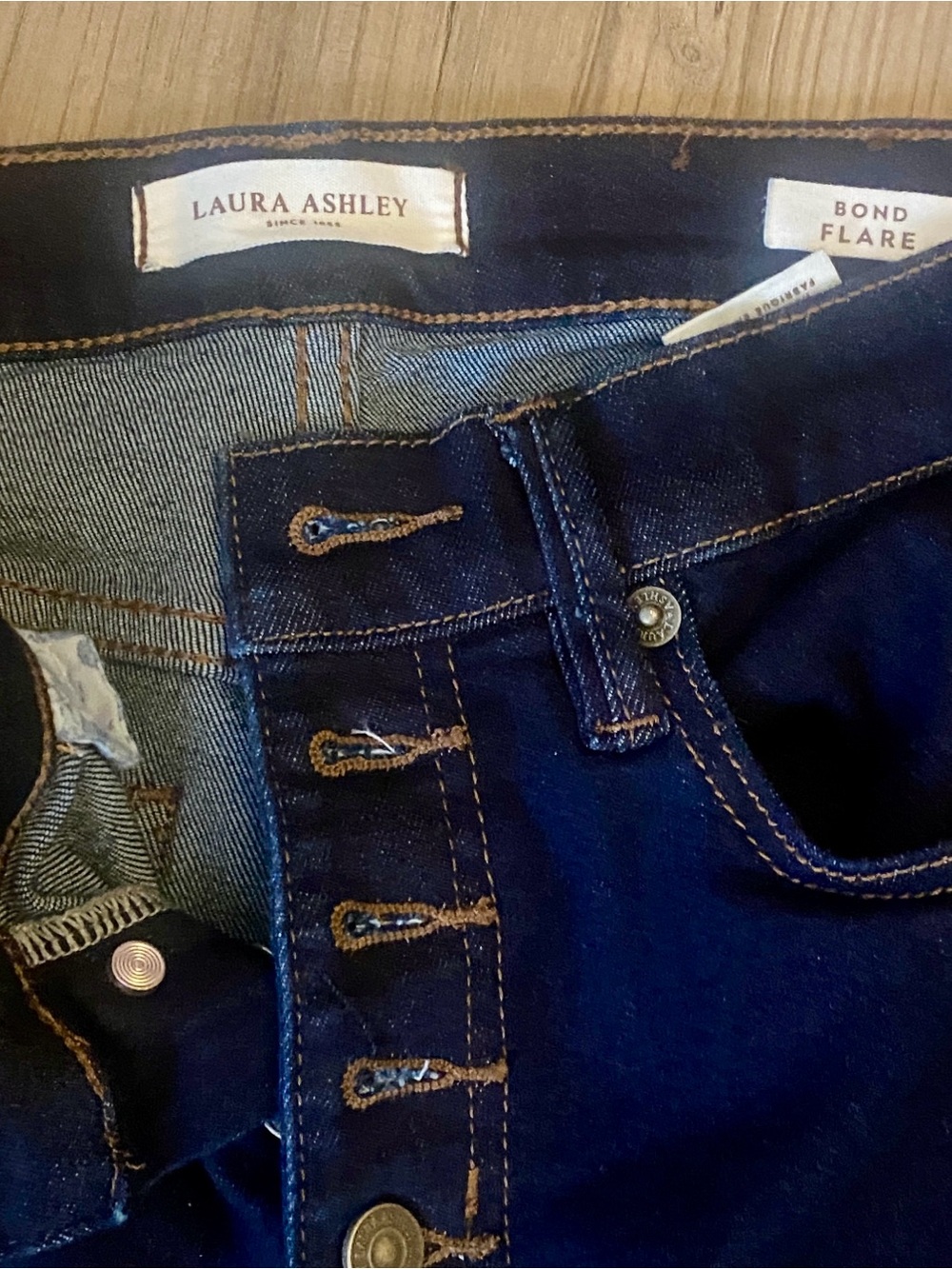 Laura Ashley Women’s Bond Flare Jeans - Dark Indigo
